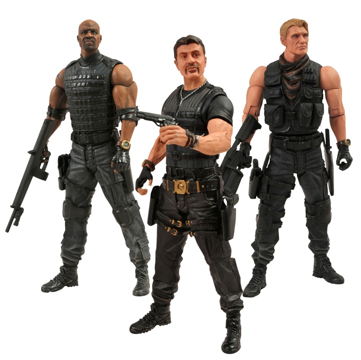 7 action figures