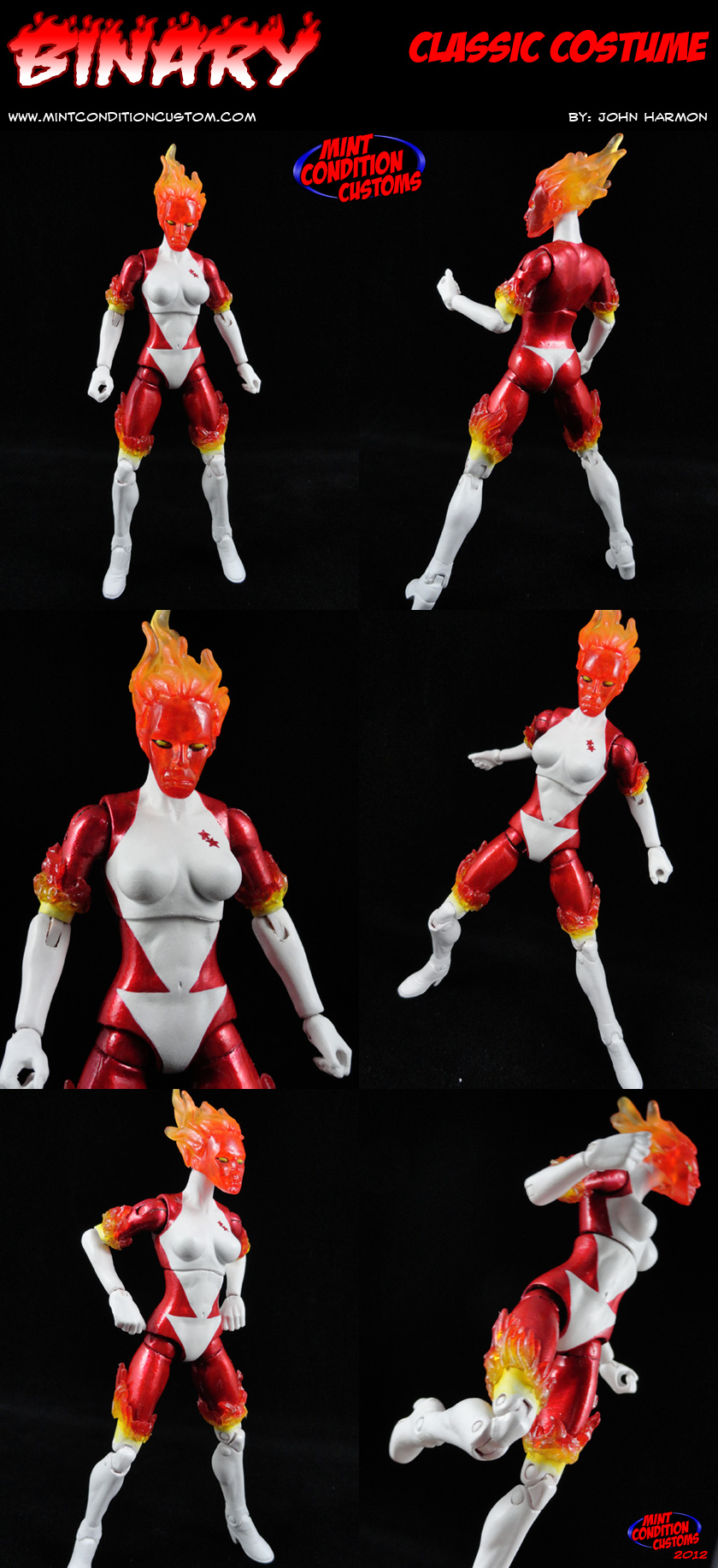 Custom Binary (Ms. Marvel) 6" Marvel Legends Action Figure