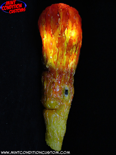 Custom Mortal Kombat Light-Up Fireball Prop Replica