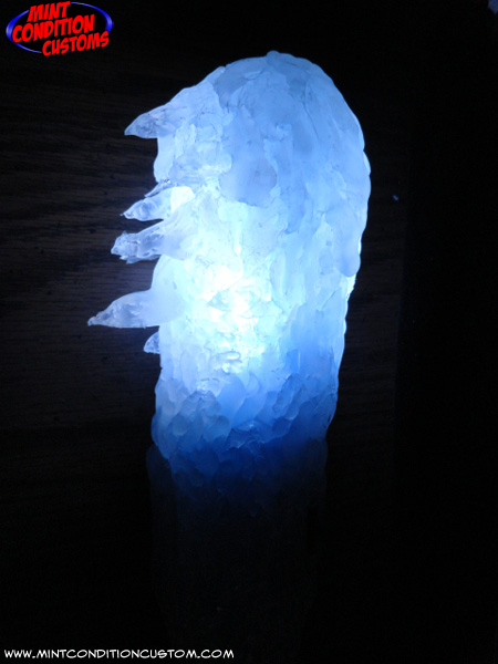 Custom Mortal Kombat Light-Up Sub-Zero Ice Ball Prop Replica