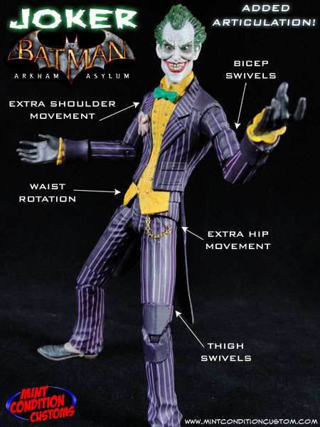 joker action figure arkham asylum