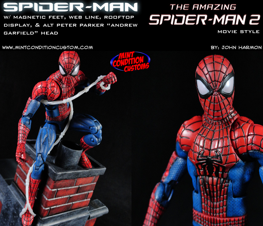 marvel legends custom spider man