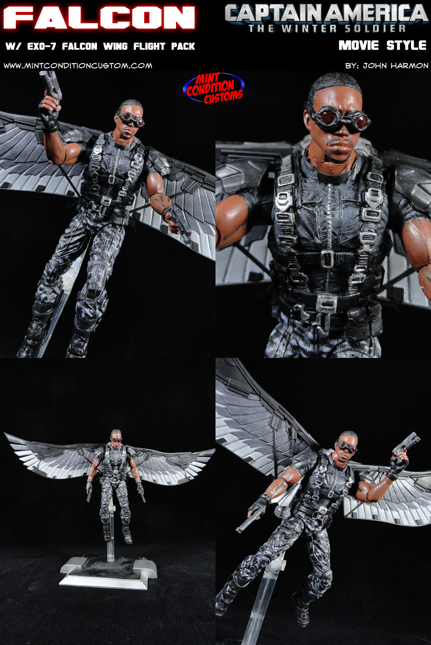 marvel legends bucky and falcon 2 pack