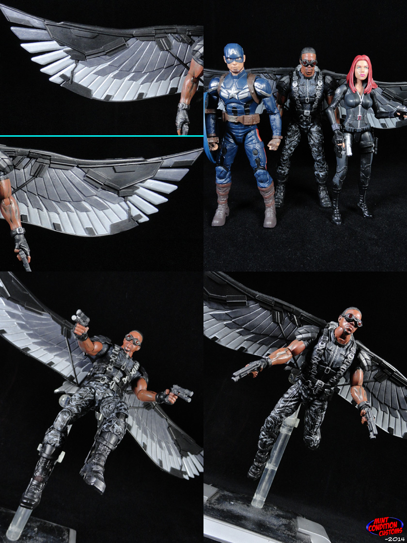 Custom Falcon (Movie Style) Marvel Legends Action Figure